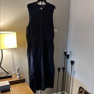 Barbour Black Midi Dress